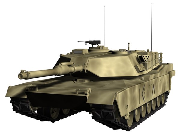 m1a1 abrams tank 3d model