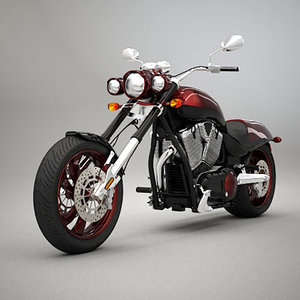 motorcycle moto classic 3d model