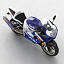 suzuki gsxr 750 motorcycle 3d model