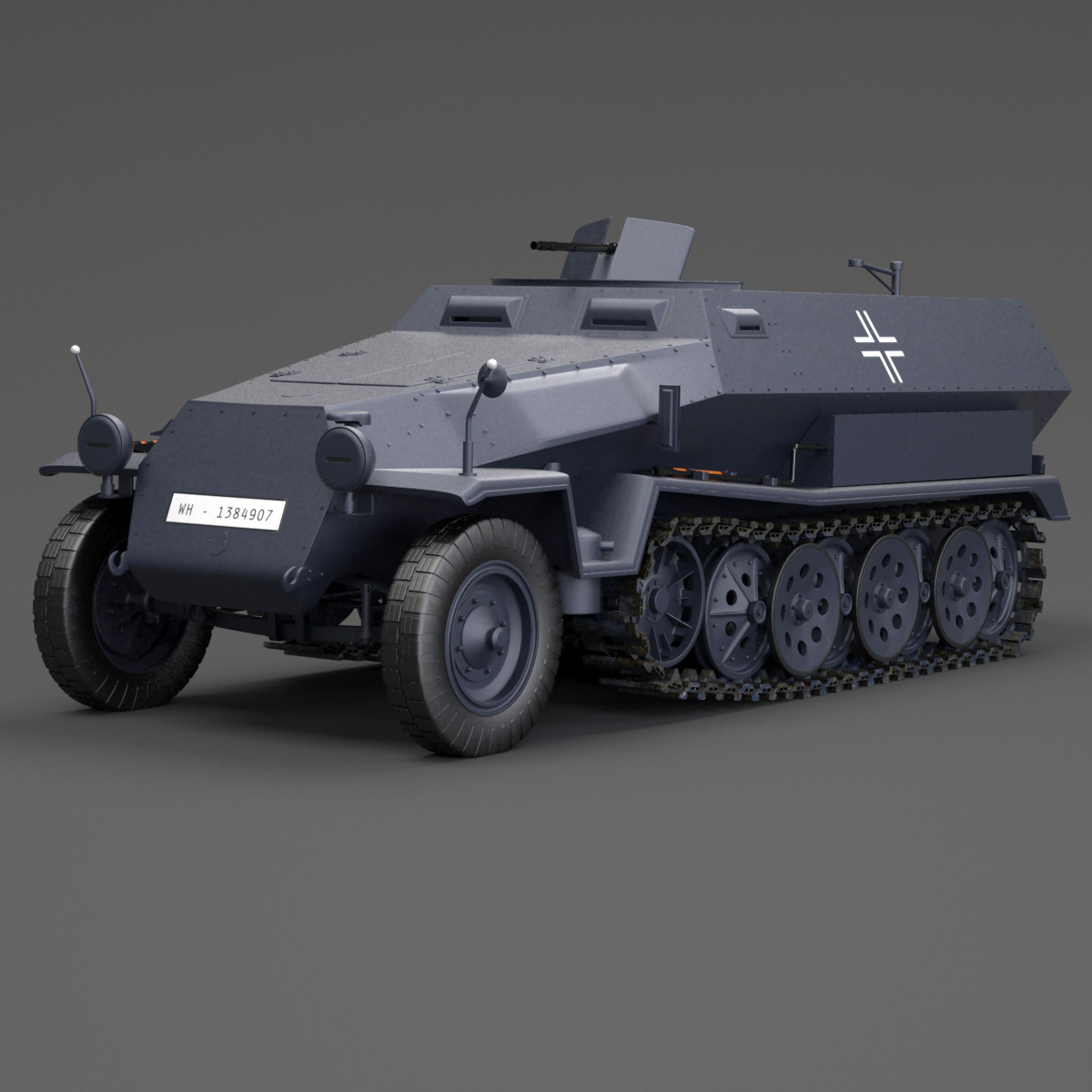 sd kfz 251/1 ausf c.3d模型