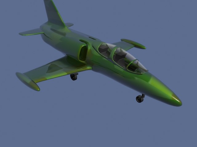 jet airplane 3d model