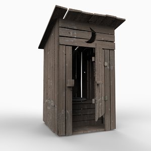 lightwave outhouse toilet