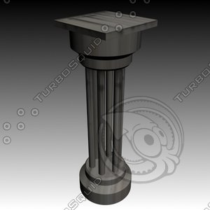 3d model of column