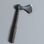3d model weapon steel axe