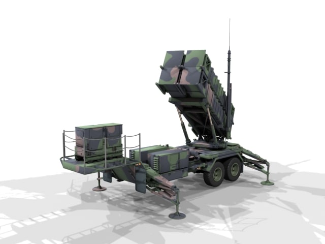 Patriot Air Defense 3d Model