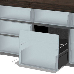cabinets kitchen v1 3d model