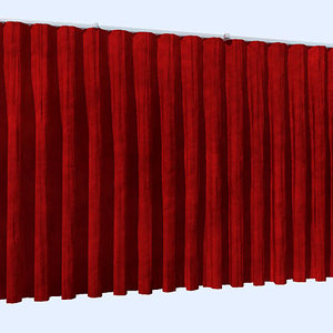 3d curtains model