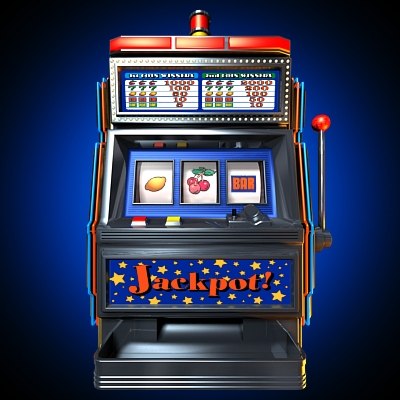 slot machine 3d model