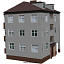 set 46 polygonal houses 3d model
