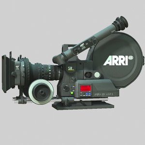 arriflex camera 3d model
