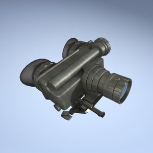 3d model military night vision device