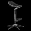 spoon stool antonio citterio 3d model
