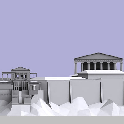 Acropolis Athens 3d Model