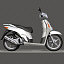 honda snoopy scooter 3d model