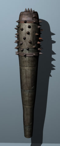 3d model spiked club