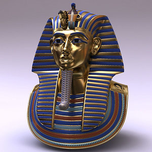 tutankhamun tutankhamon mask 3d model