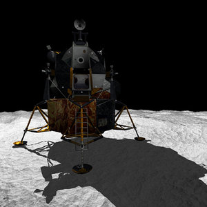 3ds apollo lunar module