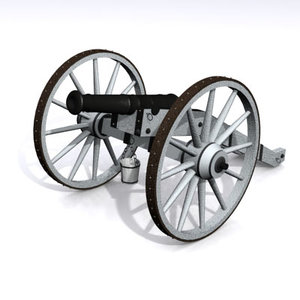 3d 3ds 18th french cannon