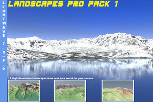 3d landscapes pack 1