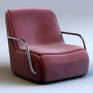 3d armchair chair