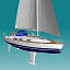 sailboat yacht 3d model