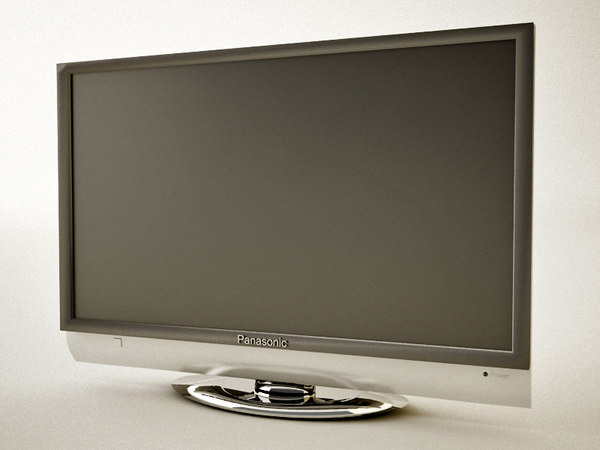 3d model panasonic plasma tv