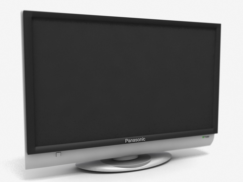 3d model panasonic plasma tv