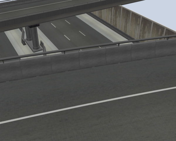 highway overpass 3d model