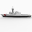 coast guard cutter ships 3d model