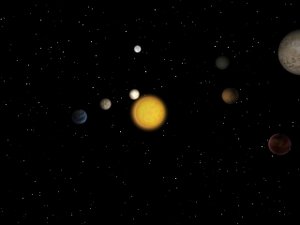 solar planets 3d max