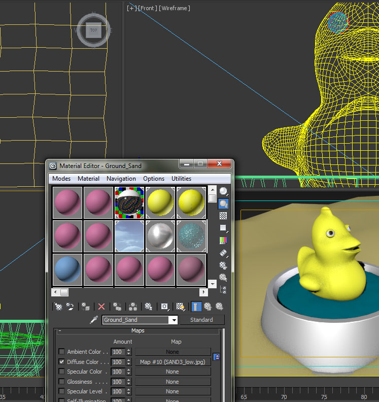 3d duck doll
