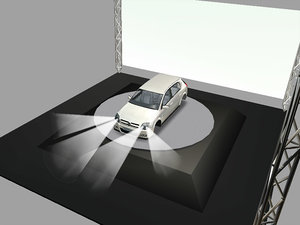 free car body opel signum 3d model