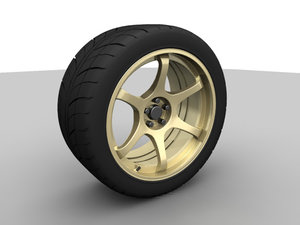 performance sport rim 3d obj