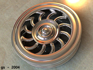 necksmasher car wheel 3d 3ds