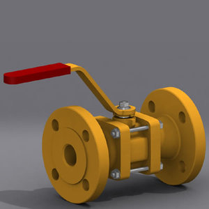 ball valve 3d model