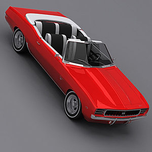 3d camaro ss 1969 model