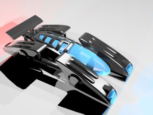maglev formula 1 3d model