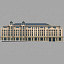 russia hotel building exterior 3d model