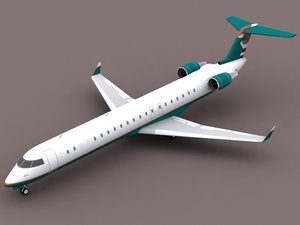 3d model of canadair regional jet