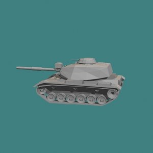 army m60a1 tank 3d model