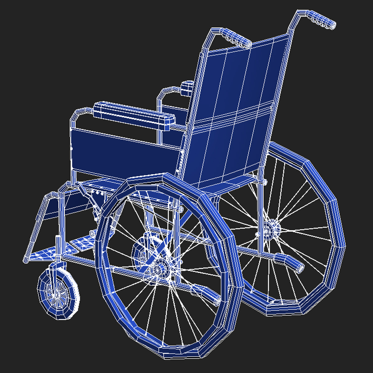 医院轮椅3d模型