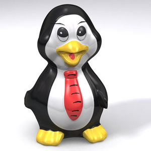 cartoon penguin toy max