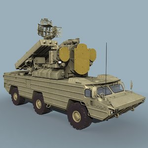 soviet sa-8 gecko 3d model