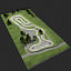 karting circuit track 3d model