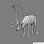 deer reindeer 3d model