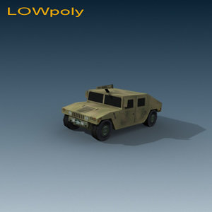 3ds max hummer jeep humvee