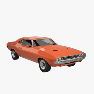 dodge challenger 3d model