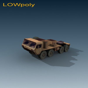 3d model transporter truck