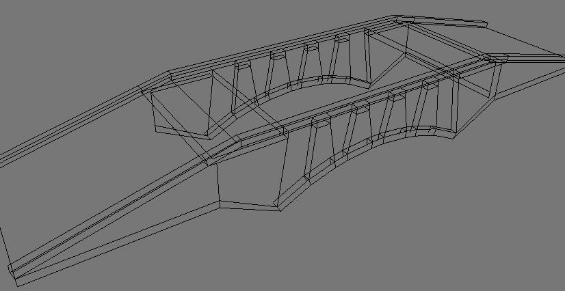 3d bridge pack model