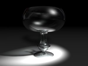 wine glass 3d model
